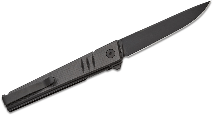 Real Steel Kikashi | Flipper | PVD Black RE-8071CB - KNIFESTOCK