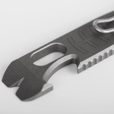Vosteed Shark Bomb Prybar -Gray Titanium Prybar X0119 - KNIFESTOCK