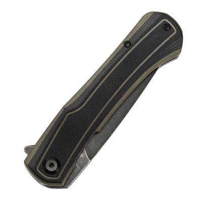 Tenable Knives Kratos Blackwash Nitro-V Black &amp; Green G10 - KNIFESTOCK