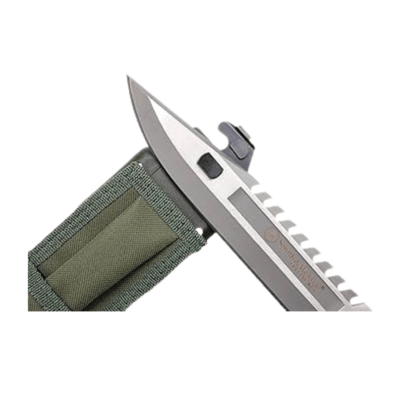 Smith &amp; Wesson M9 Baïonnette Bowie Sawback, Vert SW3G - KNIFESTOCK