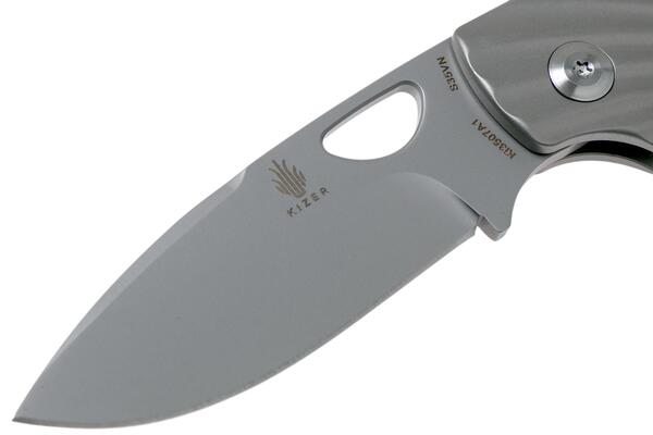 Kizer Zipslip Slipjoint, Titane Gris - Ki3507 - KNIFESTOCK