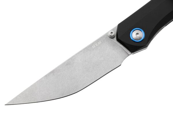 MKM DETONARIO – M390 SW lama - MANICO E CLIP IN ALLUMINIO ANODIZZATO NERO, LINER LOCK IN ACCIAIO INO - KNIFESTOCK