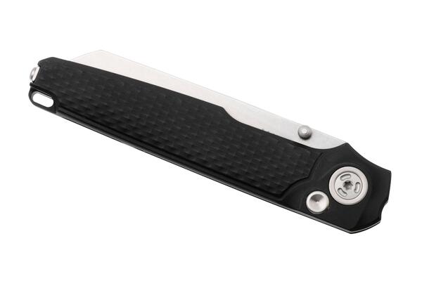 MKM MIURA – CPM Magnacut SW bld - SOLID Black Alu hdl, BUTTON LOCK - REV. S/S CLIP MK MI-ABK - KNIFESTOCK