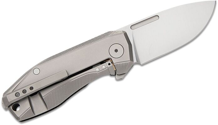 Lionsteel NANO, Folding knife MagnaCut blade, BLACK Canvas handle  NA01 CVB - KNIFESTOCK