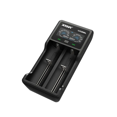 Xtar VC2SL-charger, 2.5A USB cable - KNIFESTOCK
