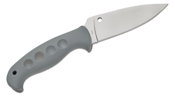 Spyderco SP TEMPERANCE GRAY FRN CPM CRUWEAR PLAINEDGE - KNIFESTOCK