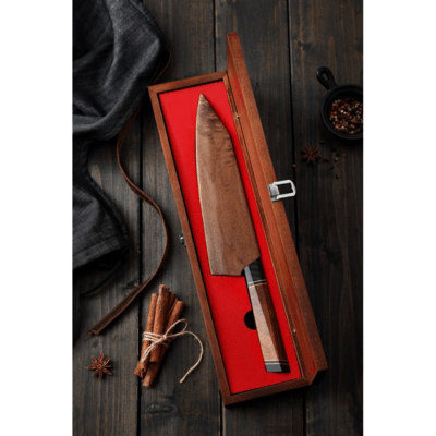 DELLINGER Kiritsuke Chef Octogonal Full Damas - KNIFESTOCK