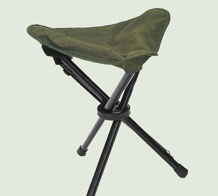 Mil-Tec TROJNOŽKA SKLÁDACÍ STOLEČEK olivová 14450001 - KNIFESTOCK