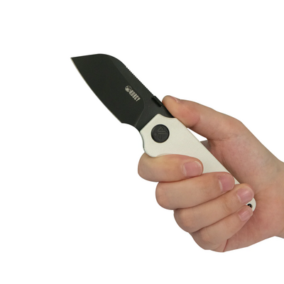 Kubey Boxer Blackwash 14C28N ,White G10 KU407E - KNIFESTOCK