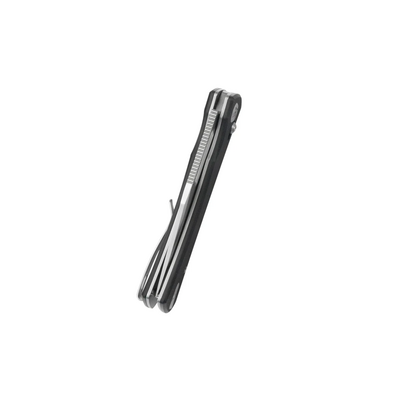 Kubey TBO Satin 14C28N ,Black G10 KU396A - KNIFESTOCK