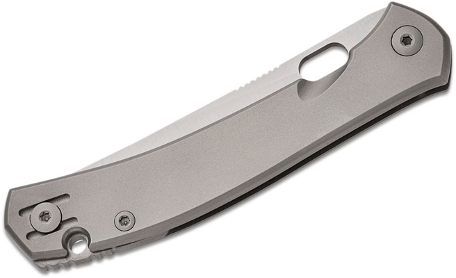 Giant Mouse ACE Bleecker Titanium / Satin Magnacut - KNIFESTOCK