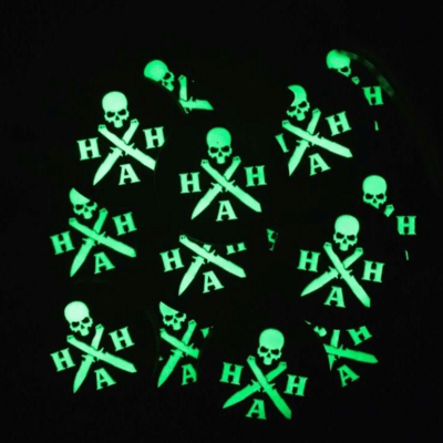 Hardcore Hardware HHA PVC Patch - 2018 HHA GITD Patch 2018 GITD Patch - KNIFESTOCK