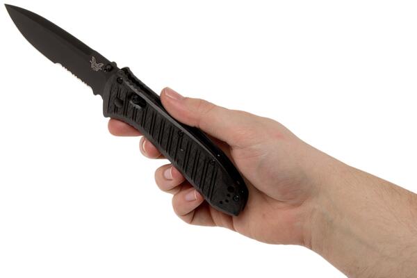 Benchmade Presidio II Black 570SBK-1 CF-Elite pocket knife - KNIFESTOCK