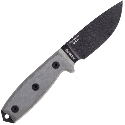 Couteau de survie ESEE Knives Modèle 3 lame noire, manche gris 3P-KO sans étui - KNIFESTOCK