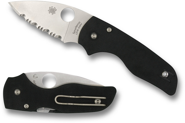 Spyderco Lil&#039; Native G-10 Černý Compression Lock C230GS - KNIFESTOCK
