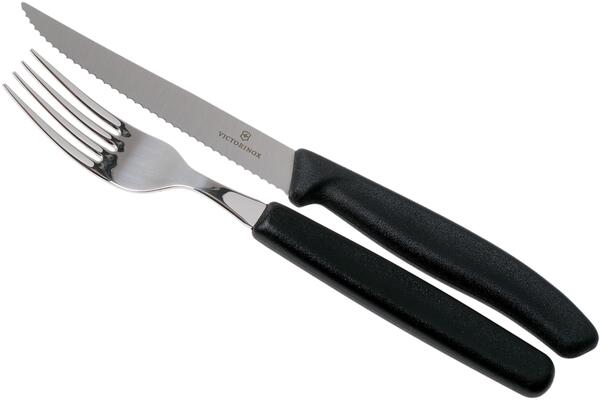 Victorinox set de 12 tacâmuri (6 cuțite de steak + 6 furculițe) 6.7233.12 - KNIFESTOCK