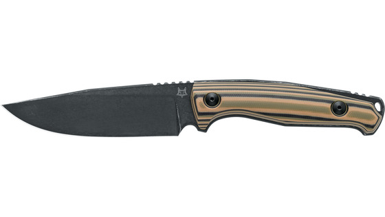 FOX knives VOX TUR NÓŻ STAŁY STAL NIERDZEWNA N690 CZARNA KAMIENIOWANA ...