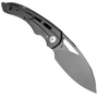 BESTECH FAIRCHILD S35VN, Dark Bead BlastStonewashed, Titanium, Gray BT2202b