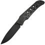 WE Black Titanium Handle With Rose Carbon Fiber InlayBlack Stonewashed CPM 20CV