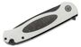 Petrified Fish PFB03 Stamp Black Stonewashed D2 Carbon Fiber With White G10 PFB03WDW