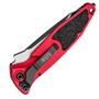 Microtech SOCOM ELITE T/E-AUTO BLACK STANDARD RED 161A-1RD