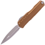 Microtech CYPHER II D/E APOCALYPTIC STANDARD TAN 1242-10APTA
