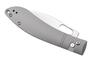 CJRB Sasaya Titan Gray, Satin S35VN, Milled Titanium J1959G-GY