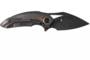 Bestech NUKE M390, Black Stonewash, Titanium+Black orange G10, Black BT2107E