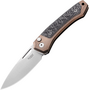 LionSteel Twain CPM MagnaCut Satin, Bronze Titanium / Carbon Fiber Handles TW BR CF