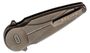 Fox Knives COUTEAU PLIANT SATURN FOX/ANARCNIDE LAME EN ACIER INOXYDABLE M390 PVD, MANCHE EN TITANE P