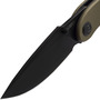 KUBEY Momentum Sherif Manganas Design Liner Lock Front Flipper Couteau Pliant Manche Vert G10 KU344B