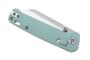 QPS Penguin Glyde 14C28N, finitura a 2 toni stonewash - satinata, Manico: Blu gelato