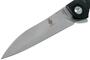 Kizer Splinter Flipper Knife N690 Stonewashed Blade, Black G10 Handles - V3457N1