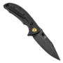 KANSEPT Rei Black Stonewashed CPM-20CV Black Stonewashed Titanium Handles K1061A1