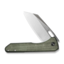 CIVIVI Nugz Green Canvas Micarta HandleSatin Finished 14C28N BladeLiner Lock C