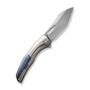 We Knife Ignio Polished Bead Blasted Titanium Handle WE22042B-4