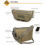 Magforce Sketch Messenger Bag L Black #6013B