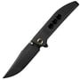 WE Black Titanium Integral Handle With Black HolesBlack Stonewashed Bohler M390