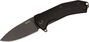 Lionsteel Liner Lock Sleipner Blade DLC+SW blade, BLACK G10 handle, IKBS KUR BBK