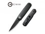 CIVIVI Lumi Zwart Stonewashed/Zwart G10 C20024-4