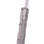 Microtech DIRAC D/E STONEWASH FULL SERRATE NATURAL CLEAR 225-12NC