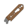 Kizer Pac-Bar Stonewashed Ti&amp;G10 handle - Brown T122A2