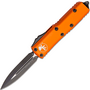 Microtech UTX-85 D/E BLACK STANDARD ORANGE 232-1OR