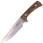 MUELA 170mm blade, full tang knife, brown / mustard Jute MICARTA handle JABALI-17G