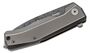 Lionsteel Folding knife Damascus Scrambled blade, GREY Titanium handle and clip  MT01D GY