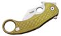 Lionsteel Folding knife STONE WASHED MagnaCut blade, GREEN aluminum handle LE1 A GS