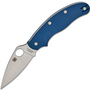 Spyderco UK PENKNIFE COBALT BLUE G-10 CPM SPY27 PLAINEDGE