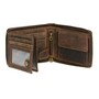 GreenBurry Leather zip wallet Vintage 1666-25