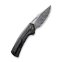 We Knife Nefaris Black Titanium Handle With Nebula Fat Carbon Fiber Inlay WE22040F-DS1