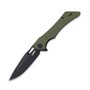 KUBEY Raven Liner Lock Flipper Knife Green G10 Handle KB245I